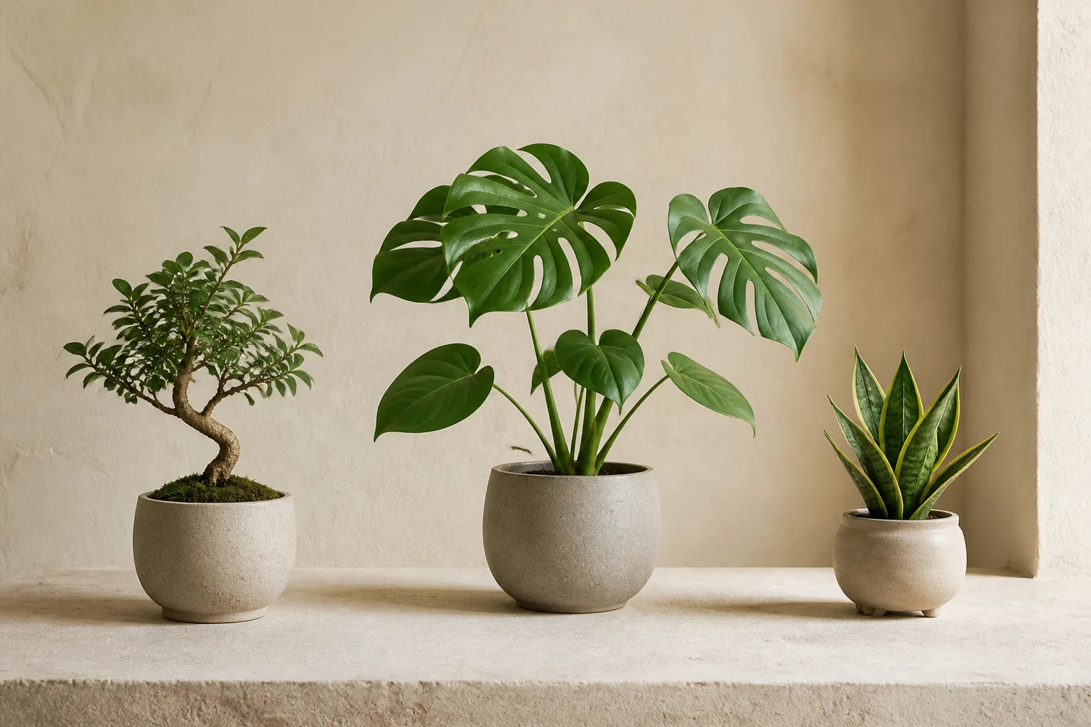 植物と出会う。